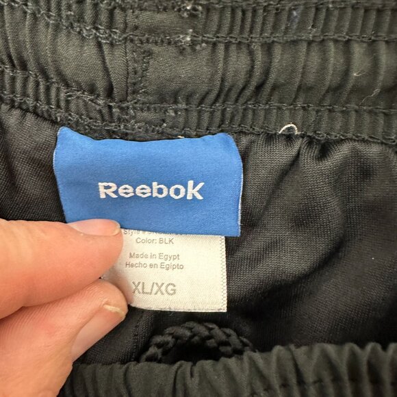 Reebok Youth Boys Black Athletic Pants Size XL Elastic Waist Drawstring - Picture 3 of 5